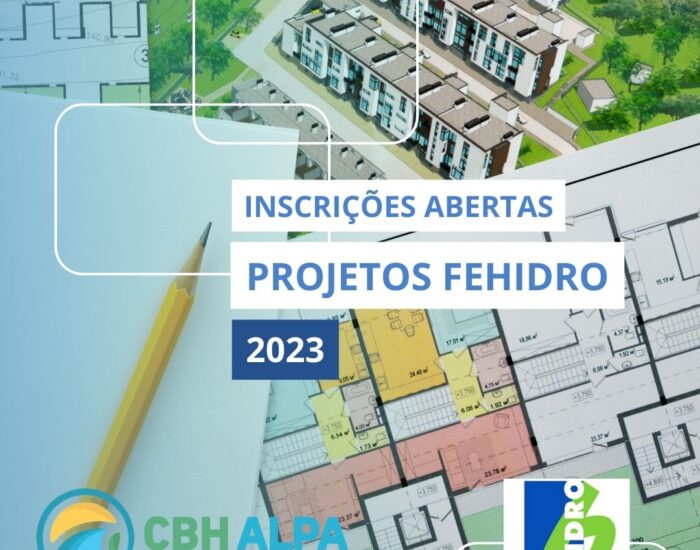 Inscrições Abertas para apresentação de Projetos Fehidro 2023