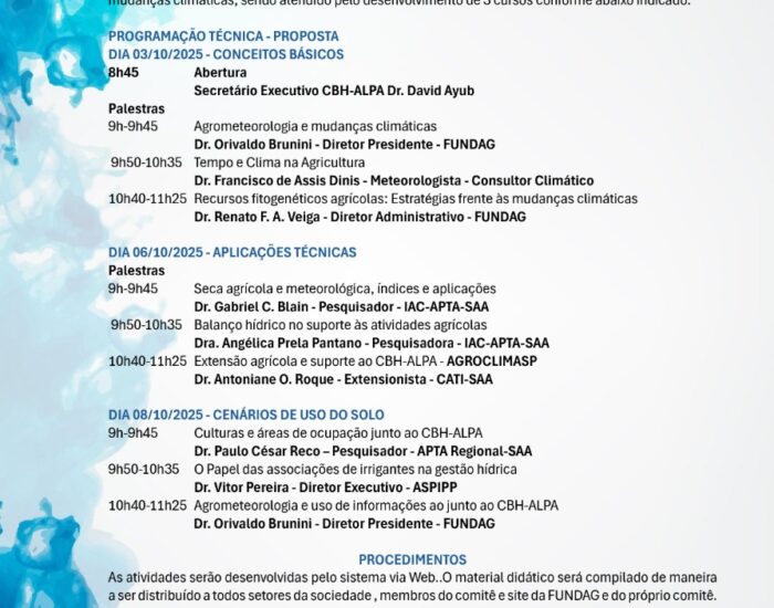Monitoramento Agrometeorológico no Alto Paranapanema: Evento discute boas práticas e mudanças climáticas