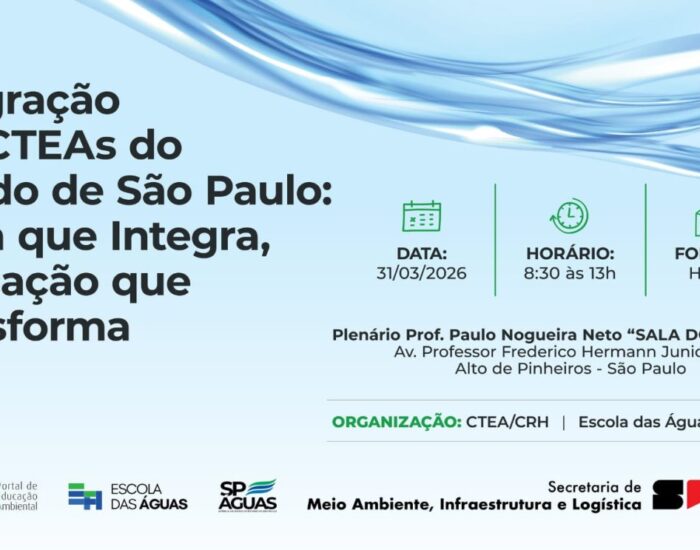 Integração de CTEAs do Estado de São Paulo: Água que Integra, Educação que Transforma