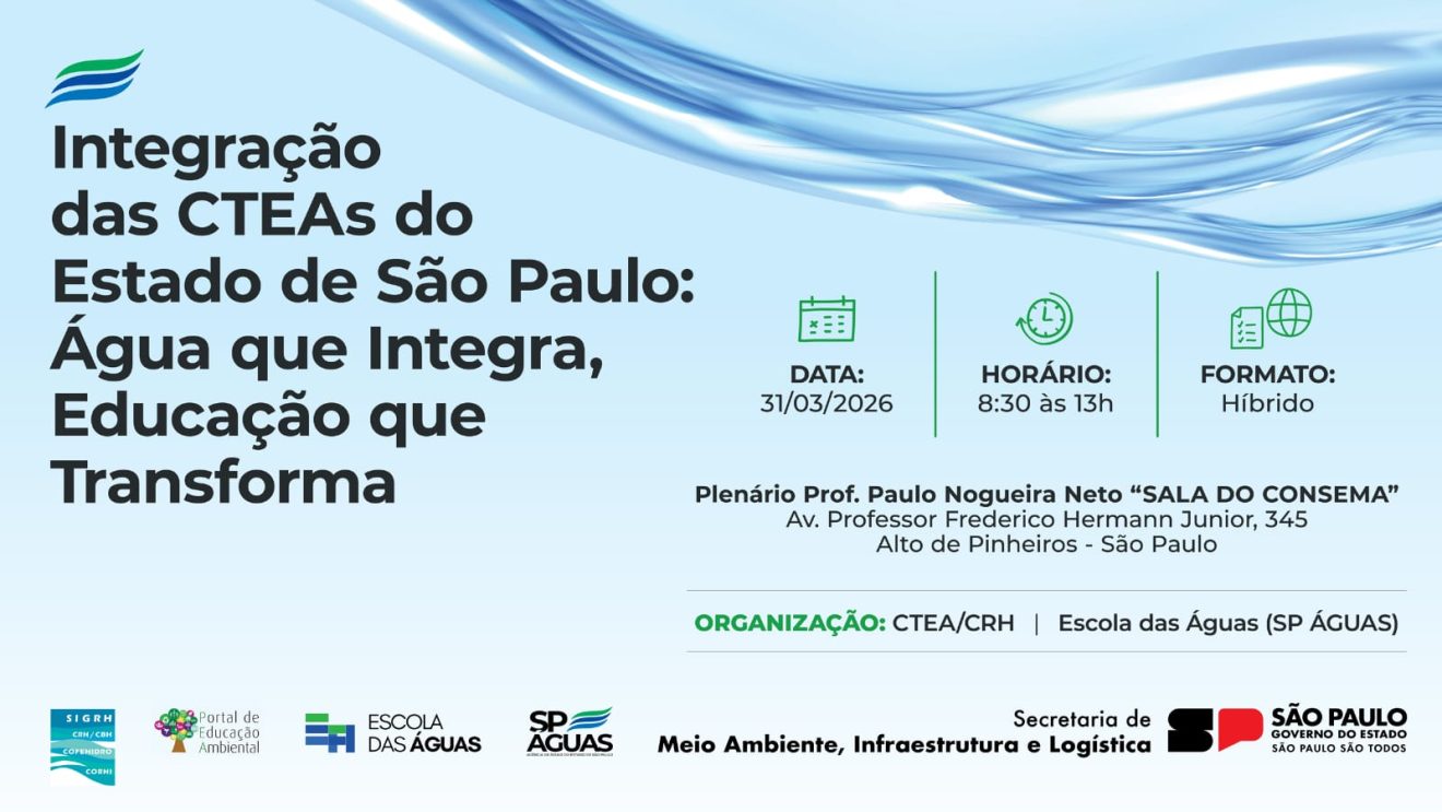 Integração de CTEAs do Estado de São Paulo: Água que Integra, Educação que Transforma